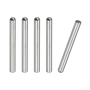 uxcell 8x80mm Dowel Pins, 5pcs 304 Stainless Steel Round Head Flat Chamfered End Dowel Pin Bunk Bed Pins Shelf Pegs Support Shelves Fasten Elements