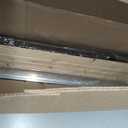 Aluminum Door Threshold with Vinyl and Aluminum Top, Mill Finish - 36 Inches