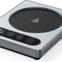 Maestri House ETL Listed Coffee Mug Warmer with 4 Temp Settings & 1-12 Hour Timer, Auto Shut Off for Desk, Smart Electric Beverage Warmer, Candle Melter for Home and Office (Gray)