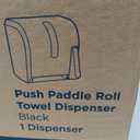 Georgia-Pacific Push Paddle Roll Paper Towel Dispenser by GP PRO, 54338A, Black