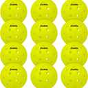 Franklin Sports X-40 Outdoor Pickleballs - Official Ball of USA Pickleball, APP Tour + US Open - Regulation Size (12 Count, Yellow)