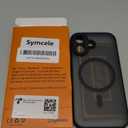 Designed for iPhone 17 Case, Compatible with MagSafe, [Camera Protection] [15FT Military Droptection] Shockproof Translucent Matte Anti-Slip Phone Case, 6.3", Black