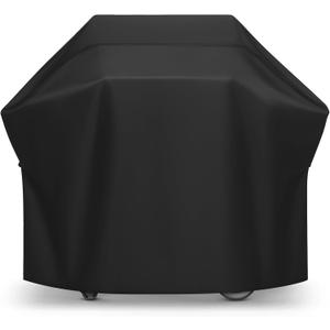 BBQ Cover 52 Inch, Grill Cover for Outdoor Grill, Waterproof and Fade Resistant Outdoor Barbecue Gas Grill Cover, All Weather Protection, Fits Weber, Char Broil, Nexgrill and and More Grills