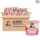 Quaker Express Cups, Strawberry & Cream, 12 Count (Best Before Jul. 27, 2026)