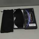 Fygrip 3D Eye Mask Sleep Mask for Men & Women, 100% Pressure-Free & Light Block-Out Eye Mask for Sleep with Easy Adjustable Strap, Night Eye Cover for Travel, Black