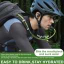 Hydration Bladder, Water Bladder for Hiking Backpack, BPA-Free Leak Proof Water Reservoir Storage Bag, Water Pouch Hydration Pack for Camping Cycling Running, 3L Water Bladder - Military Green
