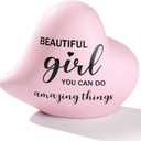 Motivational Gift for Teen Girls Stuff Ceramic Heart You are Amazing  Preppy Room Dcor for Birthday, Graduation for Daughter, Sister, College Girls, Wedding Shower Bridal Gifts