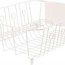 Rubbermaid 6032-ar-wht Dish Drainer, White Wire, Large