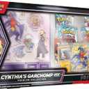 Pokemon TCG: Cynthias Garchomp ex Premium Collection - 6 Packs, Stickers, Promos