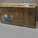 SUNNYPARK 2 Pack Tall Planters for Outdoor Plants Rattan Modern Tall Square Planter Box with Removable Liners Indoor Outdoor Porch Patio Flower Pot (12 x 12 x 24)