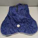 Fragralley Dog Winter Coat, Waterproof Windproof Reflective Fleece Jacket with Harness Hole, Warm Snow Vest for Large Dogs, Ideal Gifts (Blue)