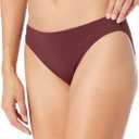 Amazon Essentials Womens Classic Bikini Swimsuit Bottom (Medium, Deep Brown)
