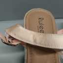 Ruiee Wide Width Wedge Sandals for Women, Ankle Strap Cute Bowknot Open Toe Summer Shoes Platform Espadrille Wedge Dressy Women Sandals.259001 Nude Size 11