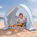 Baby Beach Tent, UPF 50+ Sun Shelter, Pop Up Beach Canopy, 35" x 26" x 26"