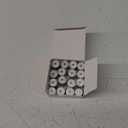 Pack of 16, Side Clamp Standoffs 3/4" x 1" Satin Aluminum, Edge Grip Standoffs for Glass, Burglarproof Sign Standoff, Standoffs Hardware, for Acrylic, Glass, PVC, Glass Panel with 2 pcs Spacers (Sliver)