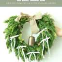 2 x Velvet Christmas Tree Bows  24 Pcs Holiday Bows (3/8" Wide, 5x7) with Star Clips  Easy Hanging for Tree, Wreath, Gifts & Dcor (White)