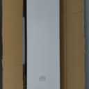 BAYKA Floating Shelves, 36 inch Wall Mounted Rustic Wood Shelves for Bathroom, Bedroom, Living Room, Kitchen, Office, Hanging Shelf for Books/Storage/Decor(White,Set of 2) (C. White - Modern Minimalist Style)