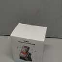 Induction Speaker with Phone Stand 5 in 1 Wireless Induction Bluetooth Audio for iPhone Android Phone Speakers Amplifier with Rechargeable Colorful Light, Birthday Gifts for Men Women Teens (Black)