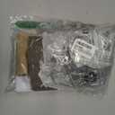 Bliwov 3 Pack Womens Cap Sleeve Tops V Neck T Shirts Summer Spring Outfits Beach Vacation Fashion Tee Blouse Workout Clothes (Medium, Khaki+grey Brown+white)