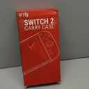 Orzly Case Compatible with Nintendo Switch 2  Protective Travel Carry Case with Screen Padding, Game Card & microSD Slots, Zipped & Open Pockets for Accessories  7.9" Gift Boxed (Red)