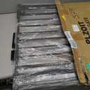 29.5-40.5" Baby Gate for Stairs, Dog Gate for Doorways, Walk Thru Auto Close Metal Baby Safety Gate for The House, Stairs and Doorways, Child Gate Pressure Mounted, Pet Gate for Dog Indoor - Black