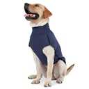 Dog Sweater Pullover Cold Weather Vest for Dogs Dog Sweatshirt & Jacket for Indoor and Outdoor Use (Large, Navy Blue)