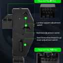 Passenger Side Power Seat Adjustment Switch Fit for Chevy Tahoe/Silverado/Corvette, GMC Sierra 1500/2500/3500 HD(2014-2020), Cadillac Escalade/ATS(2013-2019), Replace 23247096, 20914737