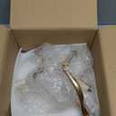 RattanView 1 Pcs Metal Martini Table Bronze Small Round Drink Table12.5 x 12.5 x 27.75 Inches Pedestal Iron Side Tables for Small Spaces Bedroom Living Room