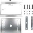 Microwave Trim Kit GMTK2768AF, 27 Inch Stainless Steel Built-In Microwave Trim Kit Compatible with Frigidaire Gallery GMBS3068AF 2.2 Cu. Ft. Microwave, Installation Frame with Mounting Hardware
