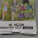 Henkelion Weighted Vest Weight Vest for Men Women Kids Weights Included, Body Weight Vests Adjustable for Running, Training Workout, Jogging, Walking, 12 lbs, Black