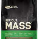 Optimum Nutrition Serious Mass, Weight Gainer Protein Powder, Mass Gainer, Vitamin C and Zinc for Immune Support, Creatine, Chocolate, 12 Pound (Packaging May Vary) (12.00)