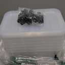 Plastic Storage Bins with Lids 6 Pack, 7 Quart Storage Containers With Black Buckle Latch, Stackable Storage Organizers for Home Pantry Office Classroom Organization, Clear