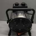 Buyplus Greenhouse Heater with Digital Thermostat, 1500W Outdoor Heaters for Patio, Overheat Protection & 3S Fast Heating, Electric Space Heater for Patio, Garage, Greenhouse, Flower House, Red