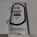 Side Sleeper Pillow  Soft Ergonomic Cervical-Neck-Pillow for Neck Pain Relief, Ice Silk Zipperless Pillowcase, Eco Friendly and Durable Material (White)