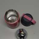 MAXSO Soup Thermo for Hot & Cold Food for Adults Kids, 17 oz Vacuum Insulated Steel Lunch Container Bento Box with Spoon, Leakproof Thermal Food Jar for School Office Travel - Pink