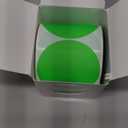 3 Inch Fluorescent Green Color Code Dot Stickers,500 PCS Round Labels Stickers in Dispenser Box for Organization, Inventory,Classroom (1 Roll-500PCS)