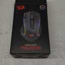 Redragon M612 Predator RGB Gaming Mouse, 8000 DPI Wired Optical Mouse with 11 Programmable Buttons & 5 Backlit Modes, Software Supports DIY Keybinds Rapid Fire Button (Black)