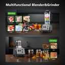 H-Duka Blender for Smoothies with 1800 Watt Motor Powerful Countertop Blenders for Kitchen 70OZ Large Capacity Smoothie Blender and Grinder Combo for Ice Crush Frozen Drinks Puree