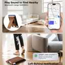 for MagSafe Wallet, Works with Apple Find My, 5-Card RFID Holder with Stand Also Grip, Strong Magnetic Wallet for iPhone 17/16/15/14/13/12 Pro Max Air Plus, Wireless Charging, Brown