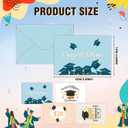 48 Pcs Graduation Envelopes 6.3 x 4.3 Inches 4 Assorted Holiday Envelopes for Greeting Cards Holiday Invitations Supplies(Graduation)