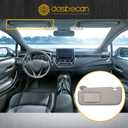 Dasbecan Gray Left Driver Side Sun Visor with Vanity Mirror Compatible with Toyota Corolla 2014 2015 2016 2017 2018 Replaces# 74320-02B50-B0