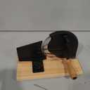 Manual Bread Slicer with Hand Crank, Classic Home Bread Slicer for Homemade Sourdough, Rotary Slicer with Adjustable Thickness, Premium Stainless Steel & Powerful Suction Cups (Black)