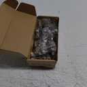 Ravinte 10 Pack 5 Pairs 3/4 inch Overlay Soft Close Hinges for Kitchen Cabinet Hinges Satin Nickel Hidden Hinges Stainless Steel Concealed Hinge self Closing