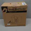 Smart Bird Feeder with Camera Solar Powered AI Identification 10,000+ Bird 2K UHD Video Live Instant Arrival Alerts and Real-Time Motion Detection Weatherproof Bamboo for Outdoor Birds Lovers