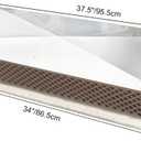 Chimney Cap, Chimney Cover, Bottom Installation Method Adjustable to Fit Outside Existing Clay Flue Tile Dimensions All Stainless Steel Structure, with Meshes, Bolts, Screws (14" x 34")