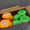8-Pack Automatic Bubble Gun,Bubble Machine Blower Outdoor Toys for Toddlers Ages 1-8 Gifts Wedding Party Favors, 2.5 x 6 x 5.5 inches
