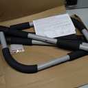 Ally Peaks Pull Up Bar for Doorway | Thickened Steel Max Limit 440 lbs Upper Body Fitness Workout Bar| Multi-Grip Strength for Doorway | Indoor Chin-Up Bar Fitness Trainer for Home Gym Portable (Silver)