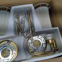 Gold Swing Arm Wall Sconce Set of 2, Plug in Wall Sconces with White Pleated Fabric Shade, Hardwired Wall Light Fixtures with Dimmable Switch for Bedroom Bedside, Living Room, House Reading