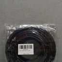 Tintvent Rubber Edge Trim 26Feet, EPDM U Channel Edge Seal Strip, Fits Edge up to 1/16 inch (1.6mm), Black