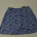 Oyamiki Women's Active Athletic Skort Lightweight Tennis Skirt Perfect for Running Training Sports Golf (Small, D04 Blue Floral Print)